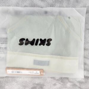 SKIMS Medium Mineral Green Cotton Rib Mid Rise Brief NWT Comfort